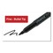Universal Fine Bullet Tip Pen-Style Permanent Marker - Black (1 Dozen)